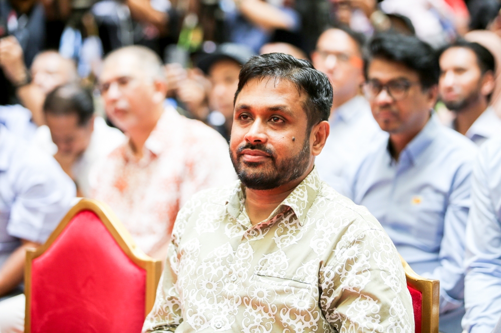 Hamdan Abdul Majeed, Managing Director of Think City ‘Kita Untuk Kita’ programme at the PPR in Kampung Baru Hicom, Shah Alam April 8, 2023. — Picture by Ahmad Zamzahuri