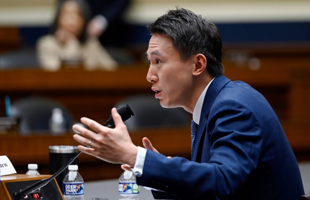 TikTok CEO Chew Shou Zi testifies before the House Energy and Commerce Committee hearing on 