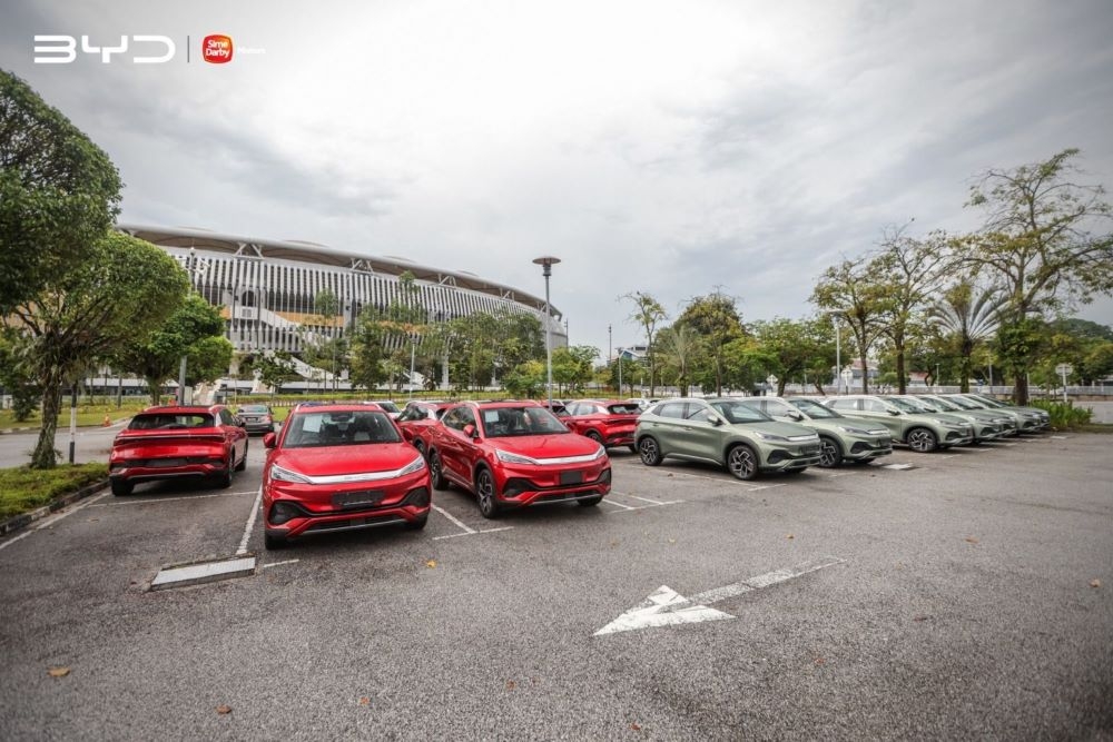 The BYD Atto 3 comes with a single electric motor powering the front wheels with 201hp and 310Nm of torque. — SoyaCincau pic