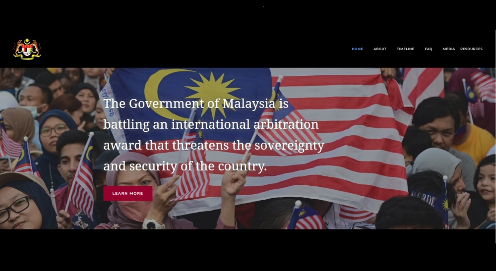 The website was launched today by Azalina, Foreign Minister Datuk Seri Zambry Abd Kadir and Communications and Digital Minister Fahmi Fadzil. — Screen capture of the website