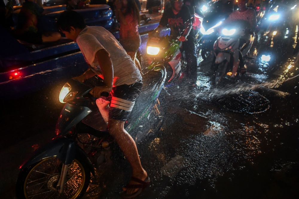 Interior ministry deputy permanent secretary Chotenarin Kerdsom said this year, a total of 2,208 people were injured in road accidents during the Songkran holidays. — Reuters pic
