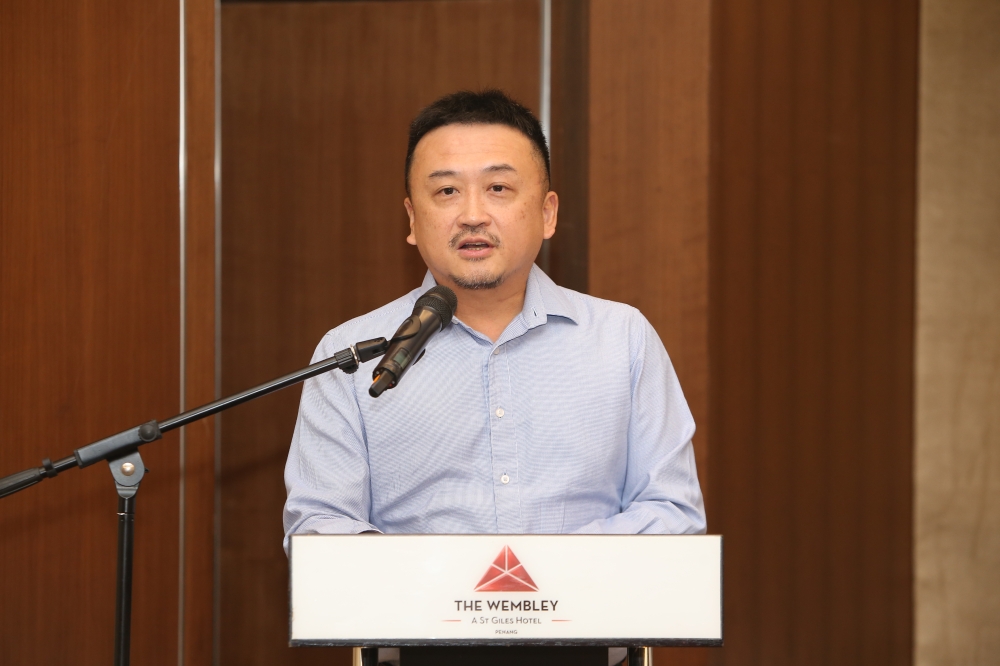Ancom Crop Care managing director Lee Cheun Wei said the RM1 million scholarship programme is open to all Penang-born undergraduates. — Picture by Opalyn Mok