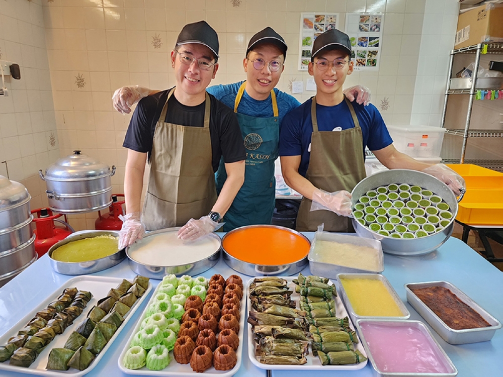 Rasa Kasih is a joint venture by (from left) Kenny Loh, Baylon Tham and Cheng Wei Da.