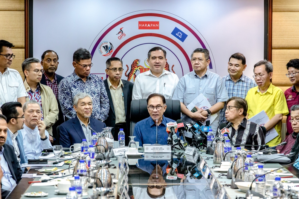 The columnist opined that the whole tone of the Anwar administration for the remaining four years or so will be shaped by the state elections. — Picture by Firdaus Latif