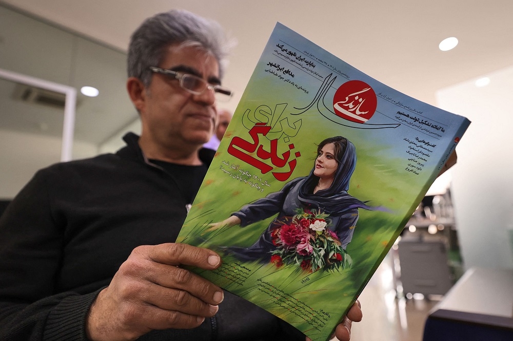 An exhibition of work by female artists on women in the Middle East opens in California this weekend. — AFP pic