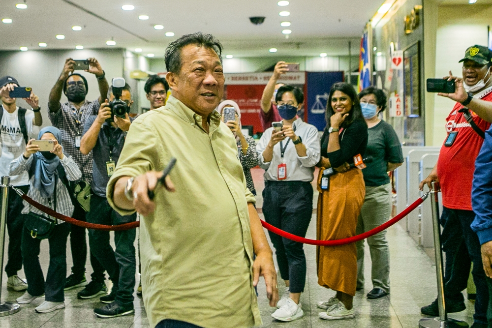 Datuk Seri Bung Moktar Radin said Sabah Umno is ready to help its political partners in the Peninsula to face state elections this year. — Picture by Hari Anggara