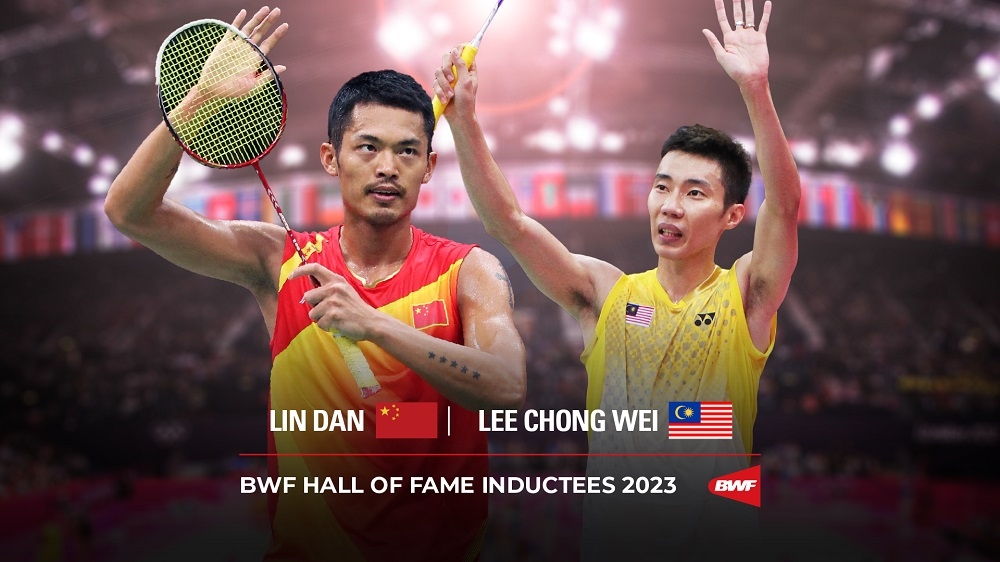 Lin Dan and Lee Chong Wei will be inducted into BWF Hall of Fame on May 26. ― Borneo Post pic