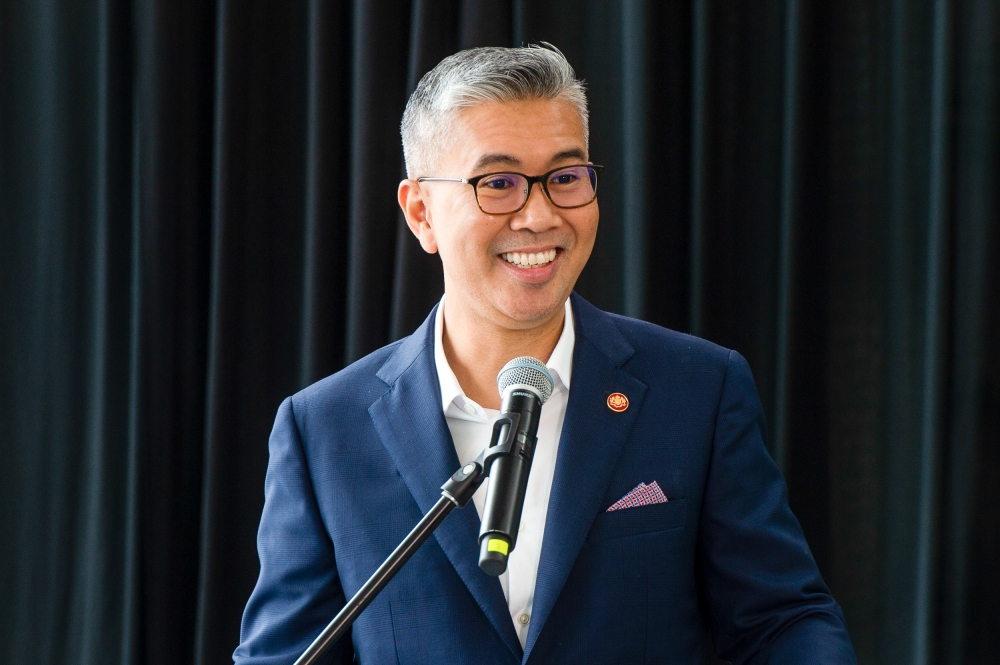 Minister Invesment, trade and Industry, Tengku Datuk Seri Zafrul Abdul Aziz said the National Automotive Policy 2020 (NAP) places a strong emphasis on developing new mobility solutions that are more efficient, sustainable and customer-centric. — Picture by Shafwan Zaidon