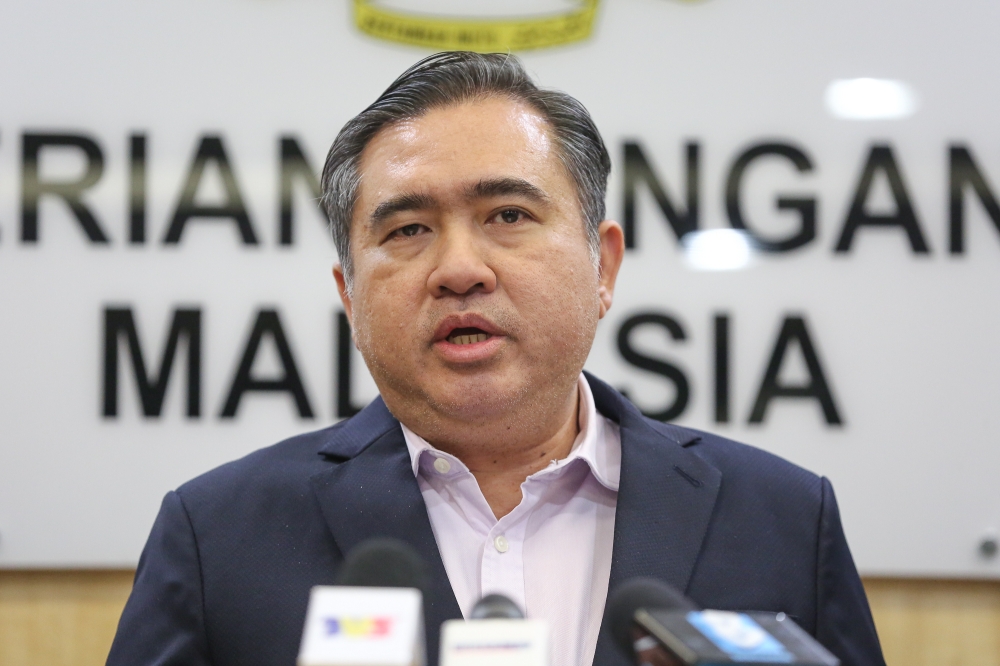 Anthony Loke speaks during a press conference in Putrajaya May 3, 2023. — Picture by Yusof Mat Isa 