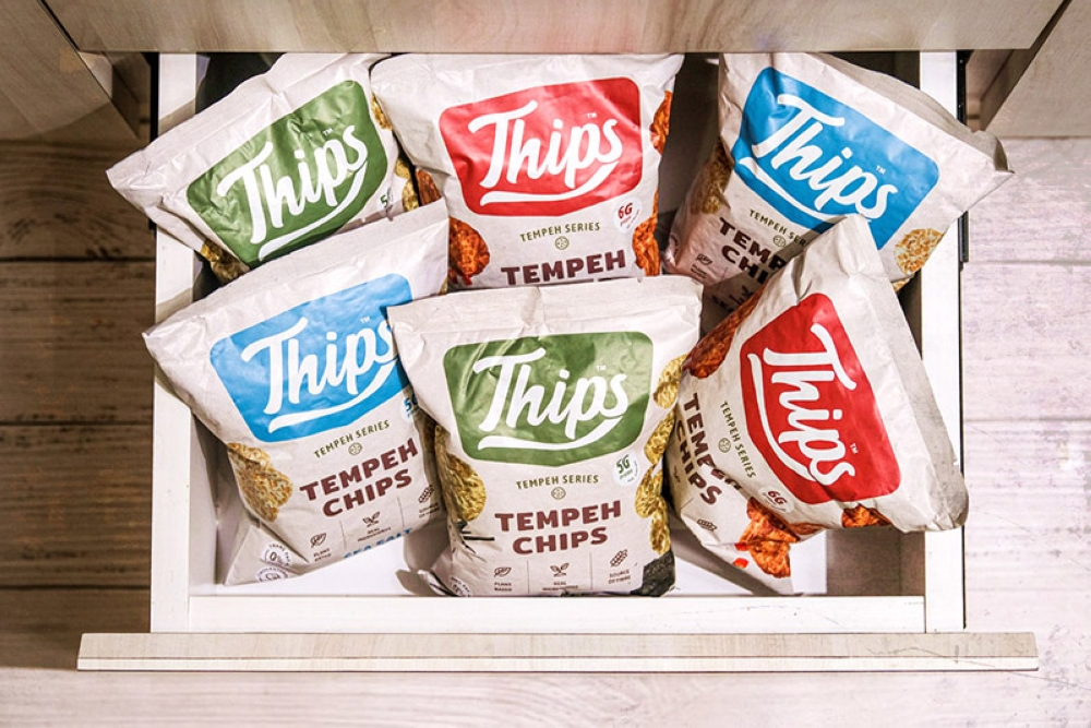 Metier Food’s Thips offer a healthier snack choice in the form of tempeh chips.