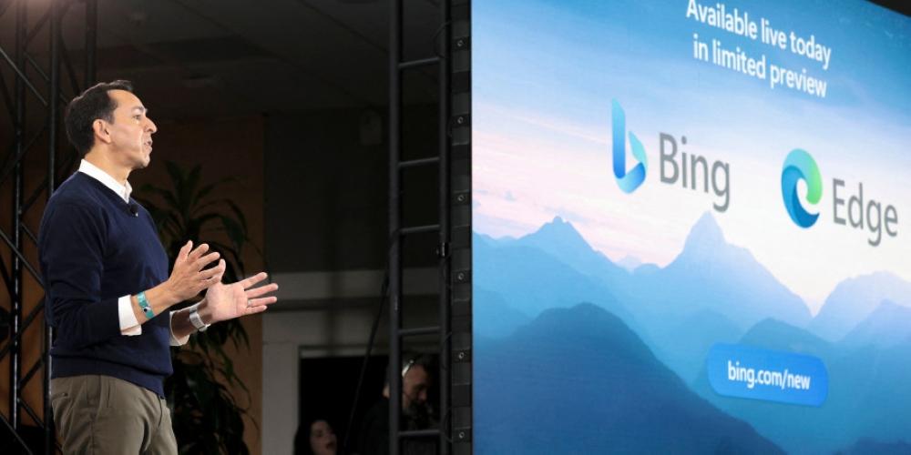 In the three months since AI-powered Bing and Edge were unveiled, more than a half a billion chats have taken place, according to Yusuf Mehdi, Microsoft corporate vice president. — AFP pic