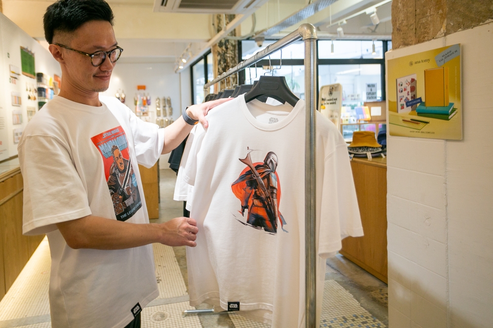 According to Cliff, they had to get approvals from both Disney and Lucasfilm in order to gain the license to produce The Mandalorian inspired collection. — Picture by Raymond Manuel.