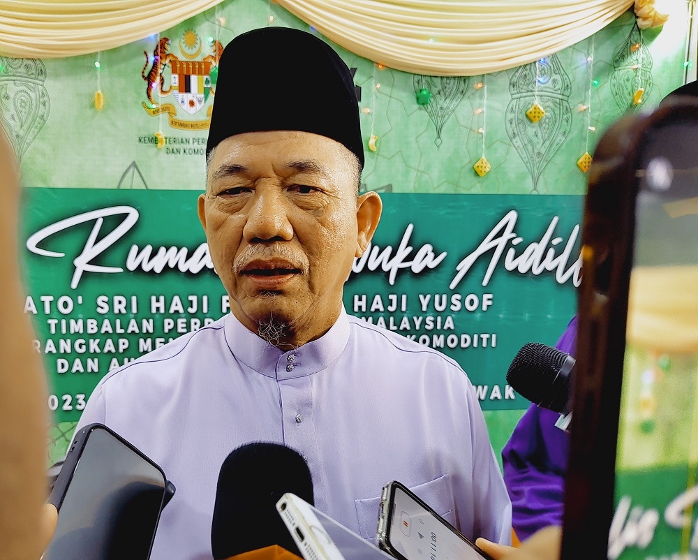 Deputy Prime Minister Datuk Seri Fadillah Yusof said after the completion of the process, the project will be brought for tender. ― Picture by Sulok Tawie