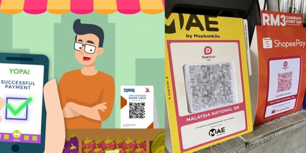 Users of Malaysian eWallet and online banking apps can now pay in Indonesia by scanning Indonesia’s QRIS code. — SoyaCincau pic