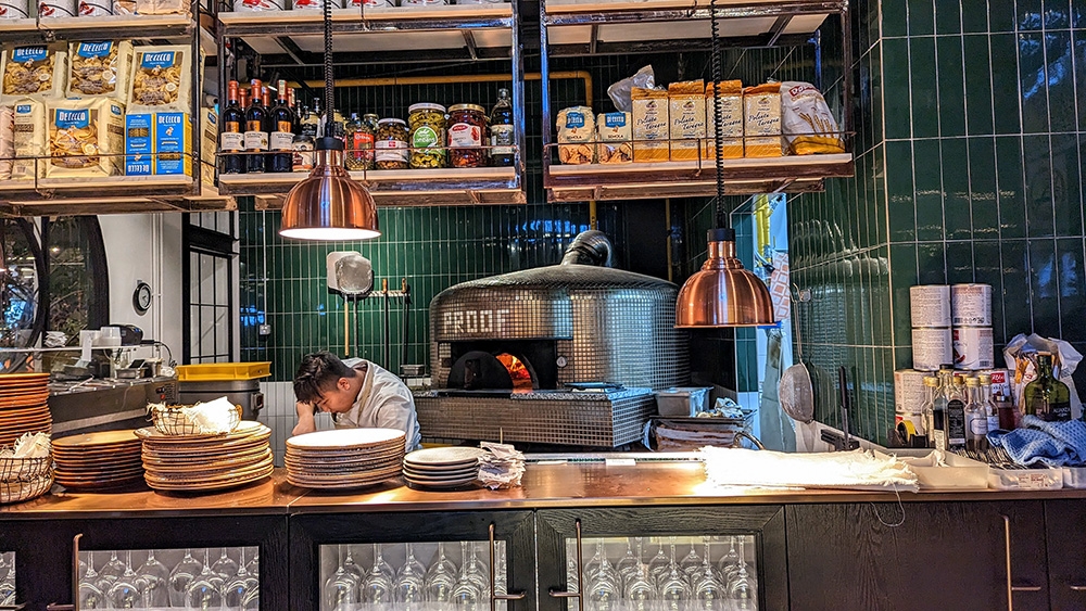 The Proof oven makes its presence felt.