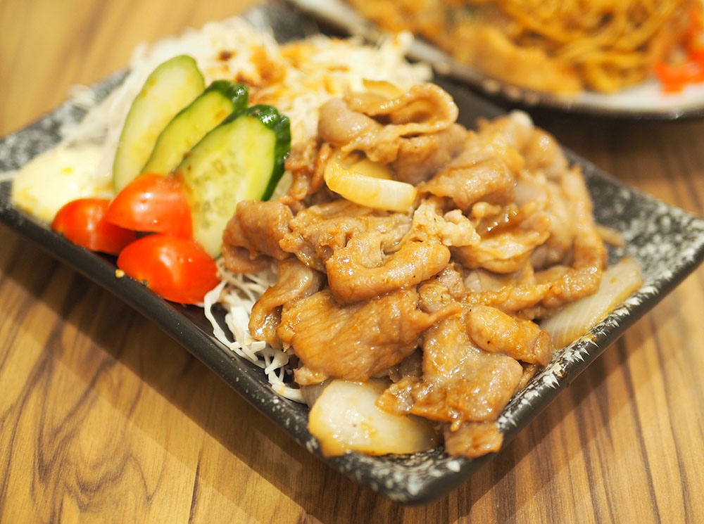 The pork ginger was juicy, tender pieces with the fragrant ginger paste.