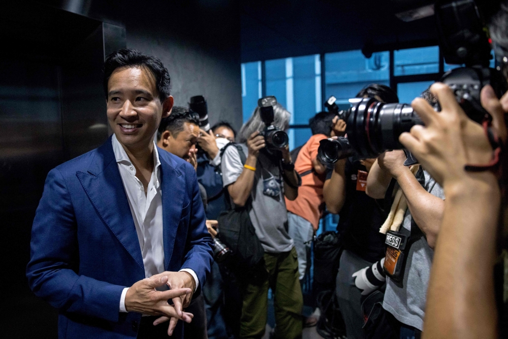 Few tipped him seriously as a likely prime minister, but Thai opposition leader Pita Limjaroenrat looks set to play a major role after voters rejected almost a decade of army-backed rule. — AFP pic