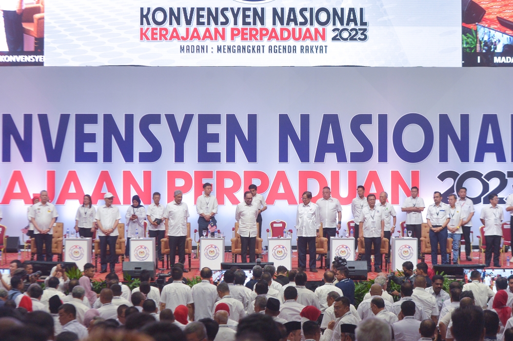 Now that foes have become friends, does that mean that friends are beyond reproach? — Picture by Shafwan Zaidon