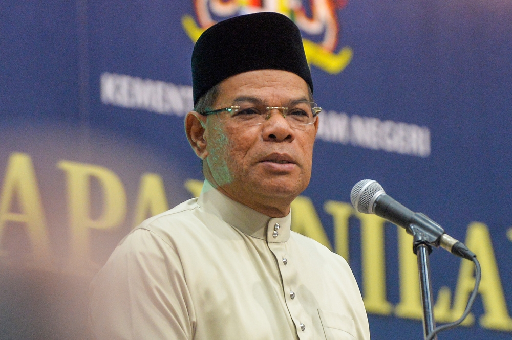 A new Bill to decriminalise the possession and self-administration of small quantities of drugs is in the works, said Home Minister Datuk Seri Saifuddin Nasution Ismail today. — Picture by Miera Zulyana