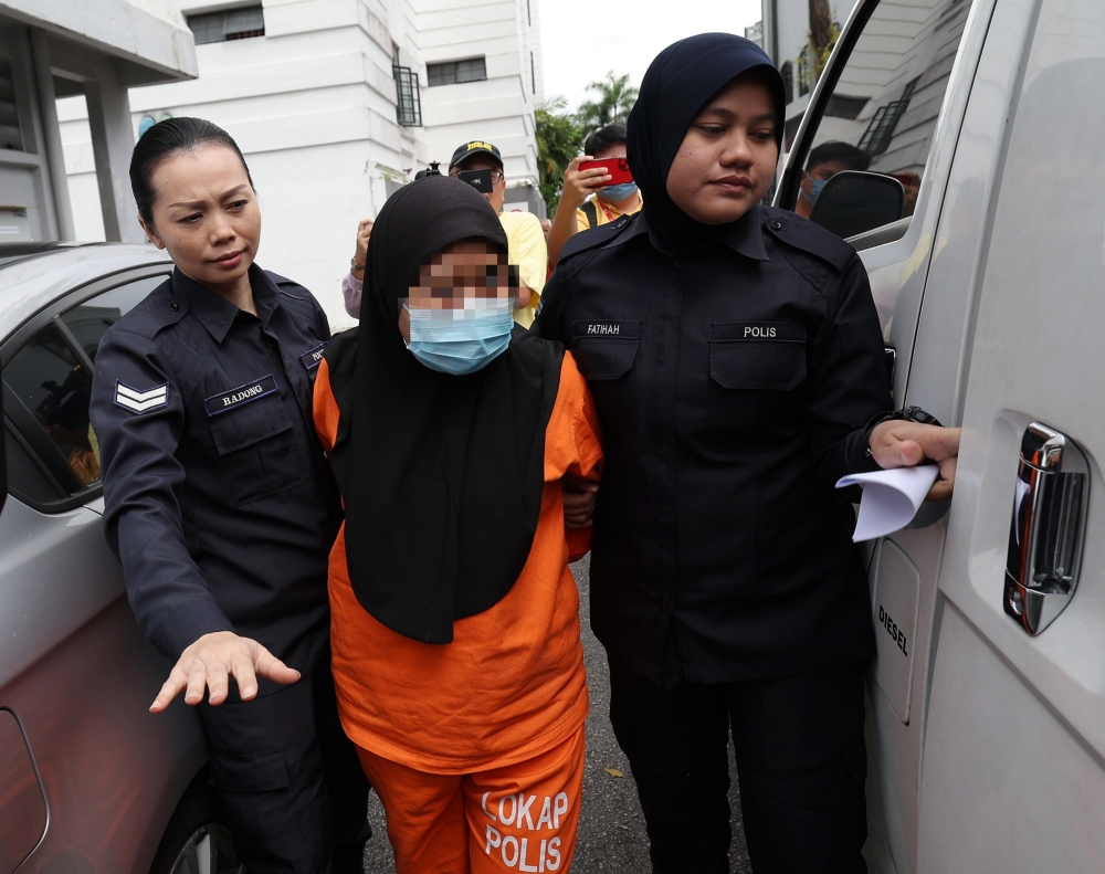 The suspect was detained and arrested the suspect at around 2am at a house in Bandar Selesa Jaya, Skudai here. — Bernama pic