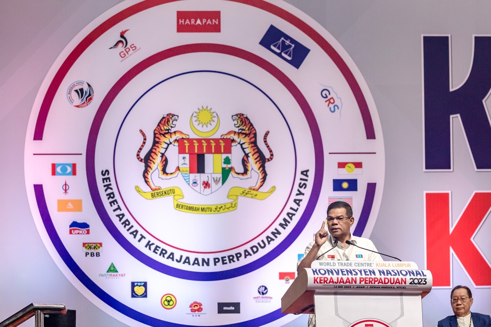 Datuk Seri Saifuddin Nasution says Putrajaya withdrew the appeal against a High Court ruling that directed Jill Ireland Lawrence’s seized compact discs to be returned was meant to give the government time to ‘study’ a 1986 Cabinet directive that allowed Christians to use the term ‘Allah’ conditionally. — Picture by Firdaus Latif
