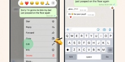 Made an embarrassing typo? WhatsApp now lets you edit your messages