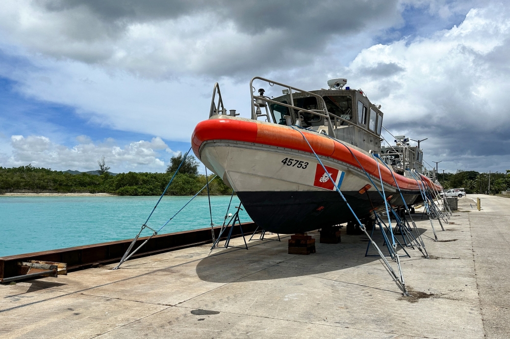 Typhoon Mawar packing potentially catastrophic winds was heading Wednesday for a direct hit on Guam, a US territory in the Pacific that is a crucial American military outpost. — AFP pic/US Coast Guard