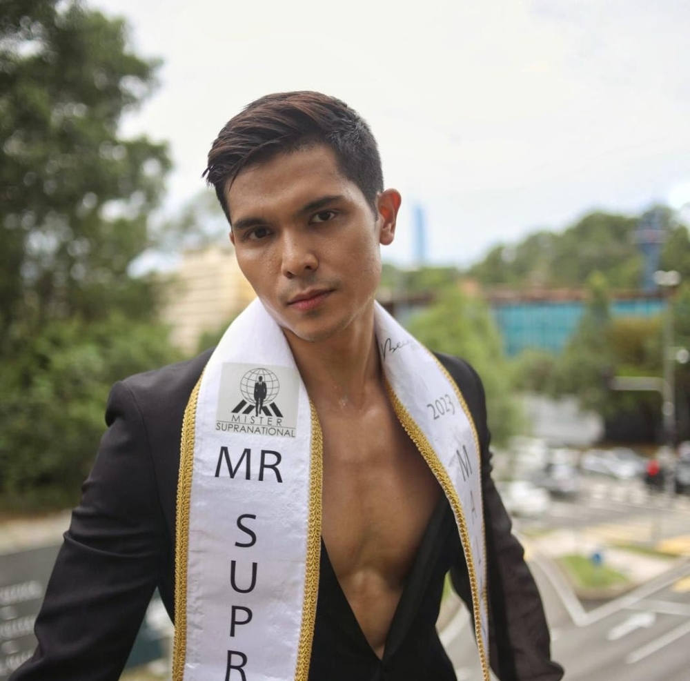 Danial will represent Malaysia at the Mr. Supranational 2023 international finals, scheduled to take place in Poland this July. — Picture courtesy of Beam Artistes