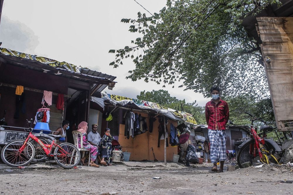 General view of a Rohingya settlement in Bandar Baru Sentul, Kuala Lumpur, June 13, 2021. — Picture Hari Anggara