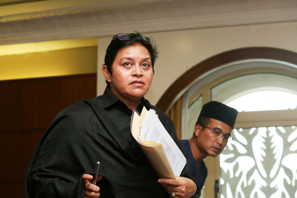 Minister in the Prime Minister's Department (Law and Institutional Reforms) Datuk Seri Azalina Othman Said said MACC has not opened any investigations over the claim that Perikatan Nasional (PN) had funded its campaign in the last general election using earnings from gaming operators. — Picture by Choo Choy May