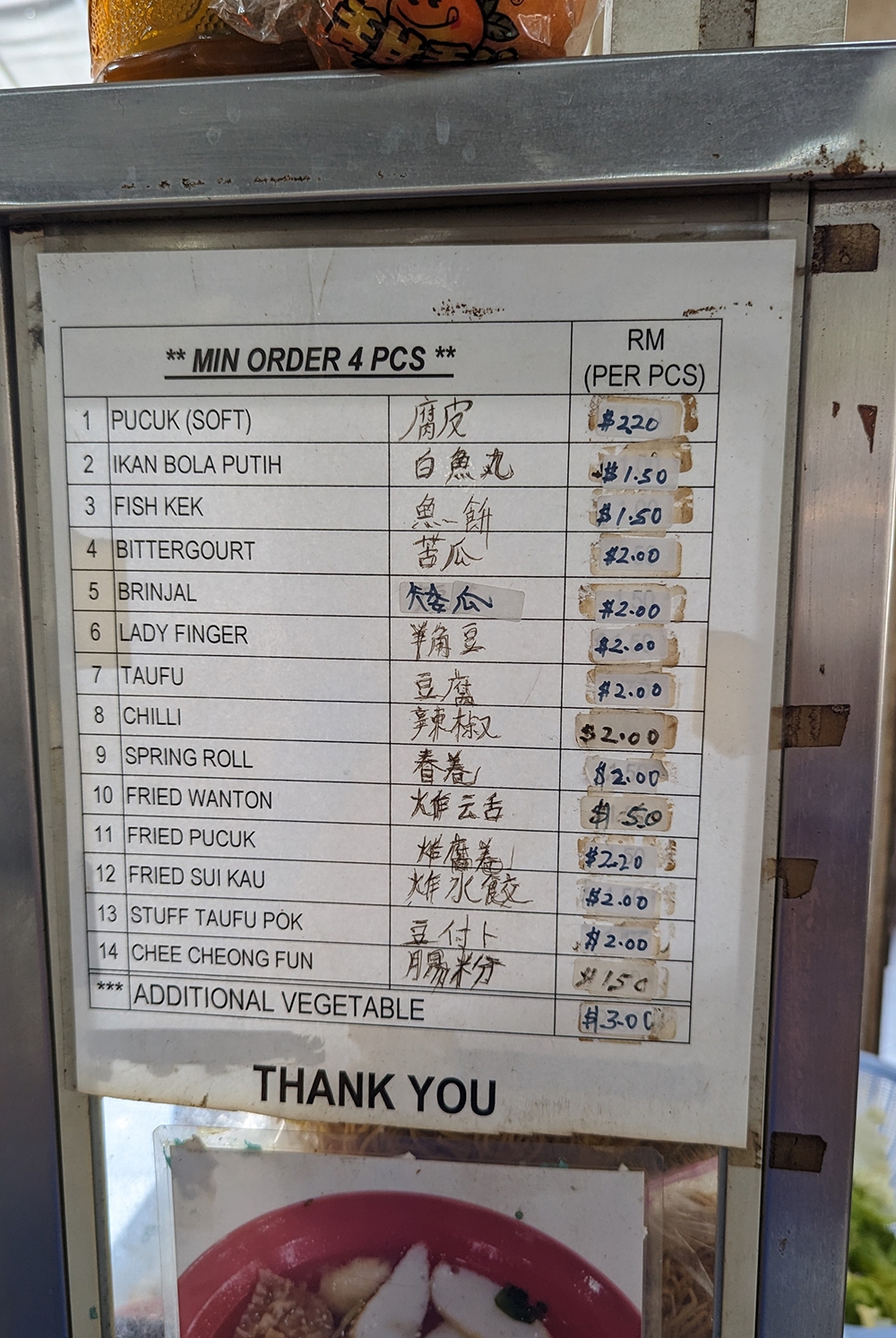 The breakdown of prices here.