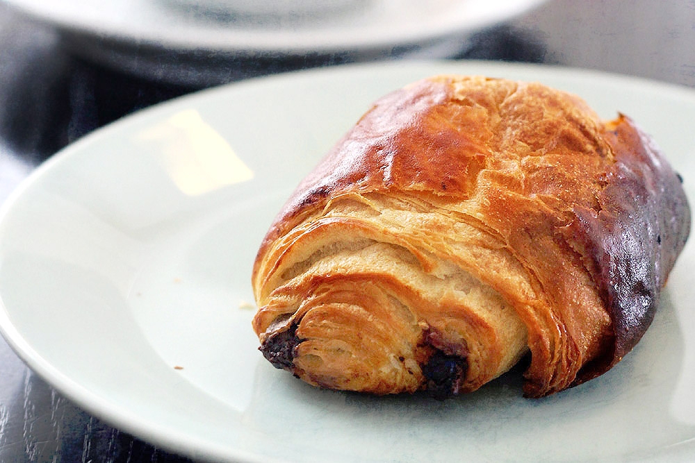Seductive ‘pain au chocolat’ (or just ‘chocolate croissants’).
