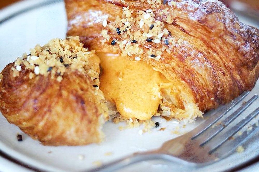 How about croissants stuffed with oozing salted egg yolk?