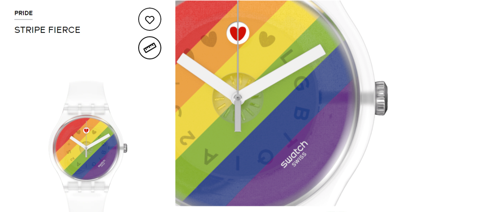 Swatch's 'Stripe Fierce' face dial. — Screengrab from Swatch Malaysia's website
