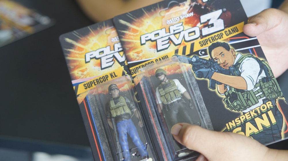 It took ESA and their team approximately three weeks to complete the first few batches of the ‘Polis Evo 3’ action figures. — Picture by Arif Zikri