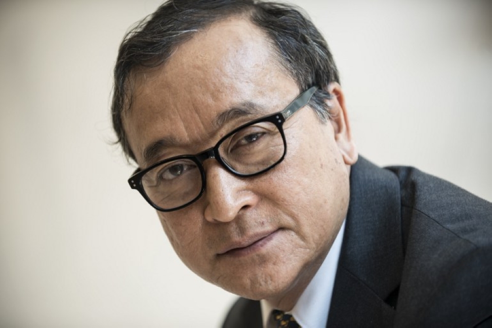 According to Subang MP Wong Chen, former Cambodian opposition leader Sam Rainsy and his wife Saumura — whom he called close friends of six years — had decided to stop over in Malaysia while travelling from Australia to France. — AFP pic