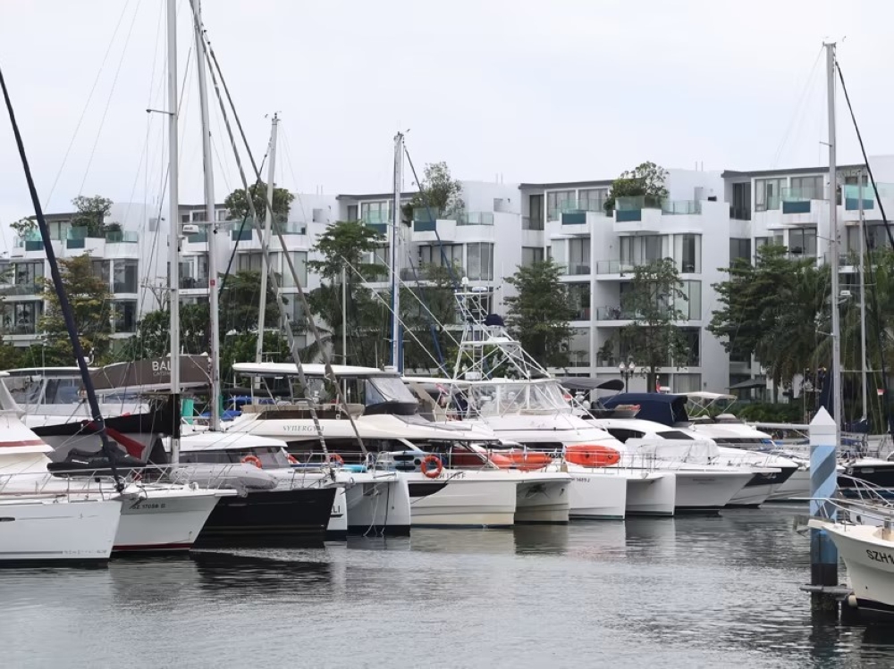 A view of Sentosa Cove. — TODAY pic