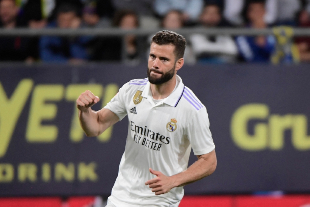 Real Madrid’s defender Nacho on June 5, 2023 was called up to the Spain squad for the Nations League finals, after an injury to David Garcia. — AFP pic 