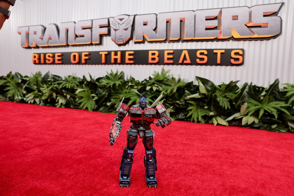 ‘Transformers: Rise of the Beasts’ is set in 1994 and it is the seventh instalment in the series based on the popular Hasbro toys. — Reuters pic