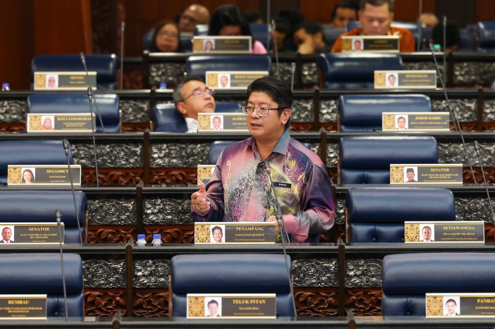 Entrepreneur Development and Cooperatives Minister Datuk Ewon Benedick said the Madani Cooperative Sales offer prices of daily necessities up to 20 per cent lower than local market prices. — Bernama pic 
