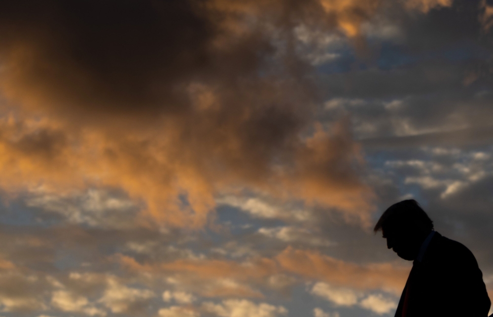 Donald Trump said he has been indicted over his handling of classified documents after leaving office. — AFP pic