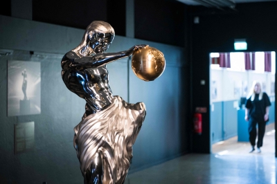 AI statue designed by Michelangelo on show in Sweden