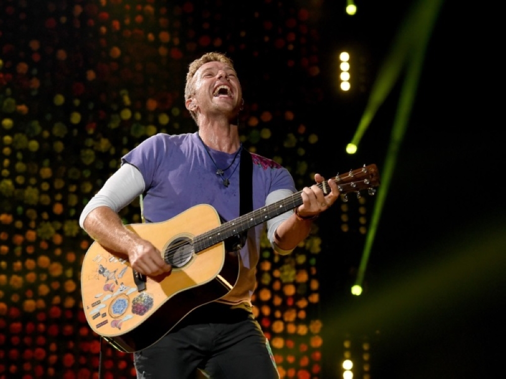 Coldplay has confirmed its four-nights of concerts at Singapore's National Stadium in January 2024. — AFP pic 