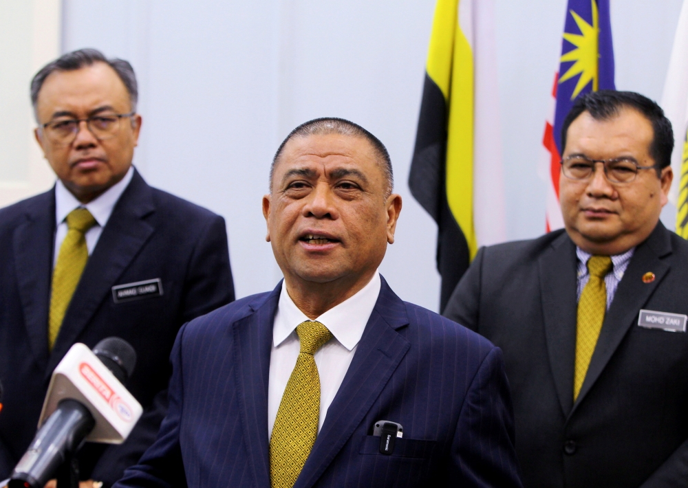 Perak Menteri Besar Datuk Seri Saarani Mohamad said the letter to discuss the purchase from the Perak Water Board (LAP) was received about two months ago. — Bernama pic