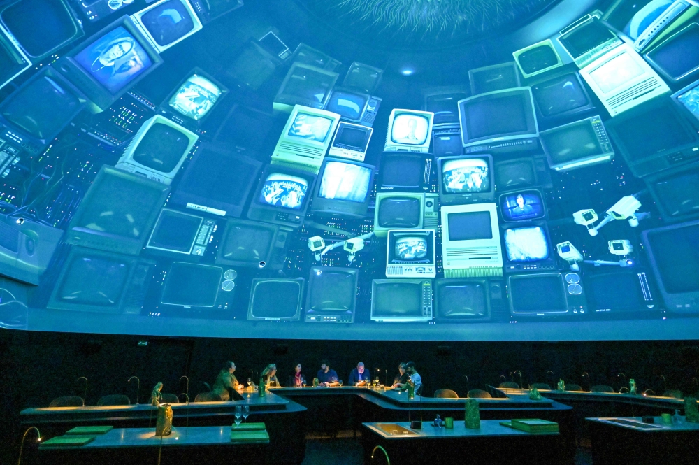 People enjoy the atmosphere as they visit the Alchemist restaurant in Copenhagen, Denmark, on May 25, 2023. — AFP pic 