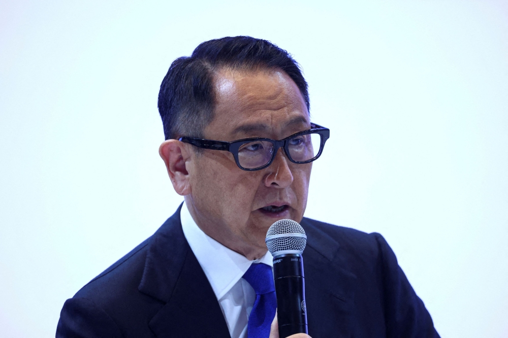 The two largest US public pension funds  —  California’s CalPERS and CalSTRS  —  as well as New York City’s pension system and other asset managers have said they are voting against Toyota chairman Akio Toyoda.  — Reuters pic
