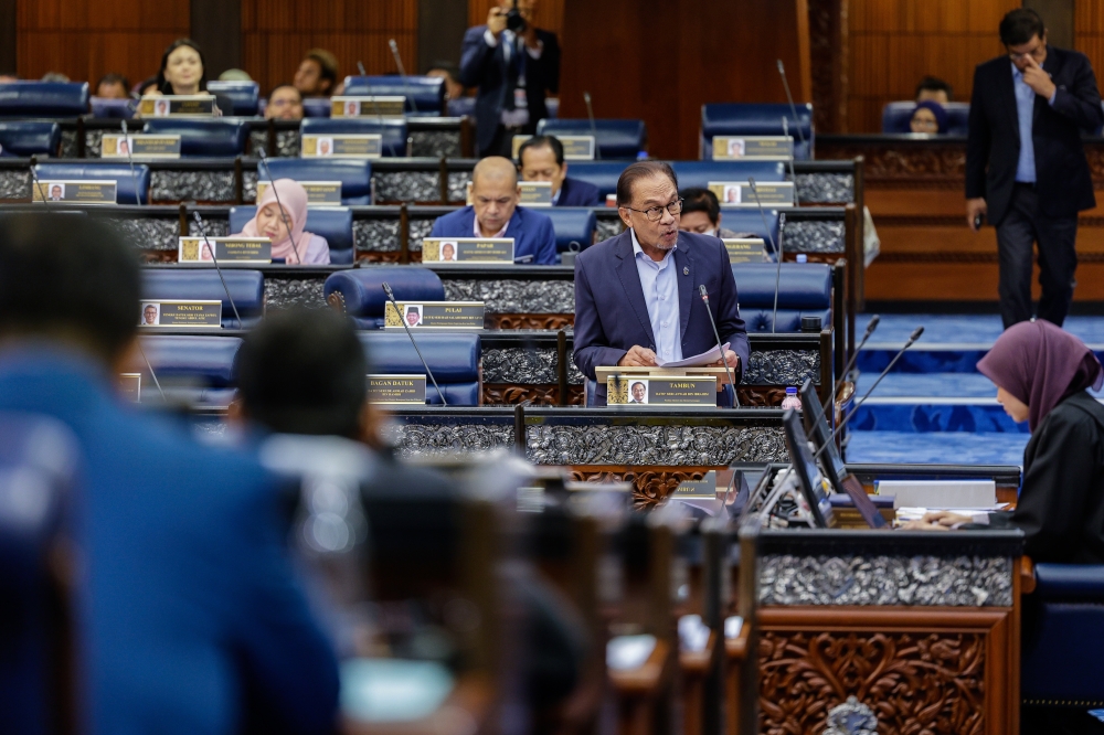 Finance minister Datuk Seri Anwar Ibrahim said the government spent RM66.3 billion alone in consumption subsidies which included items such as fuel and natural gas, electricity tariffs, cooking oil, and even poultry prices. — Bernama pic