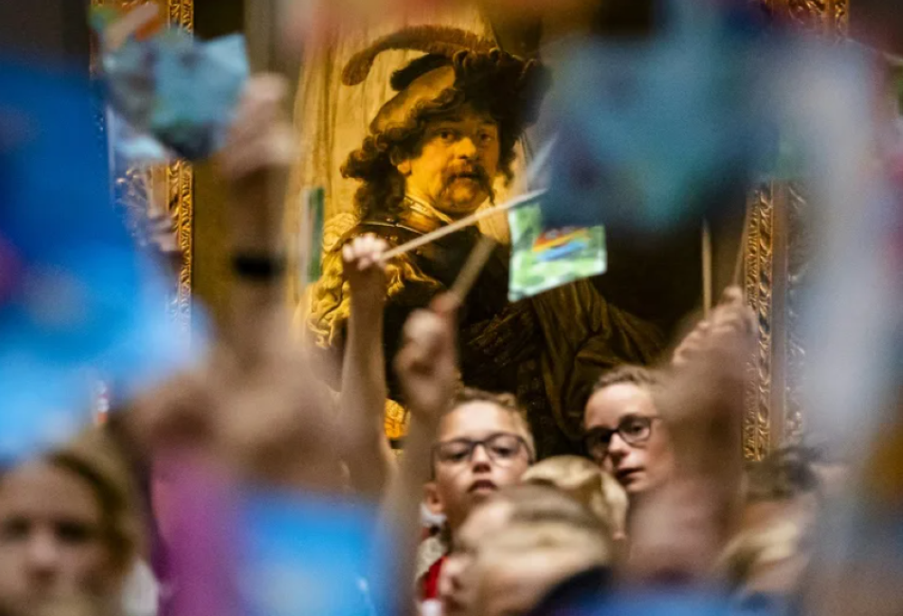 The Dutch government contributed most of the cost of the painting. — AFP pic