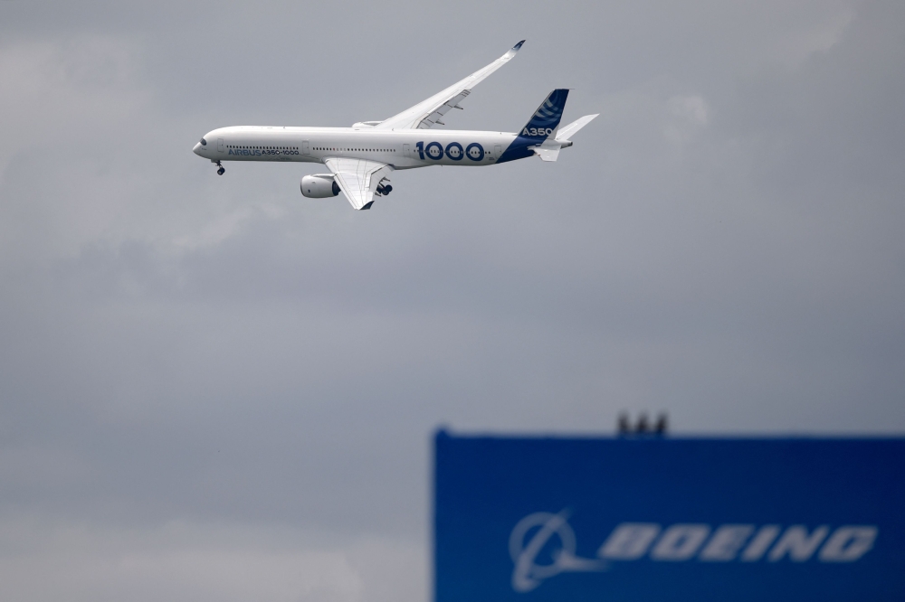Boeing expects the number of commercial planes in service around the world to double in the next 20 years, according to estimates published today, anticipating a slightly larger increase than competitor Airbus. — AFP pic
