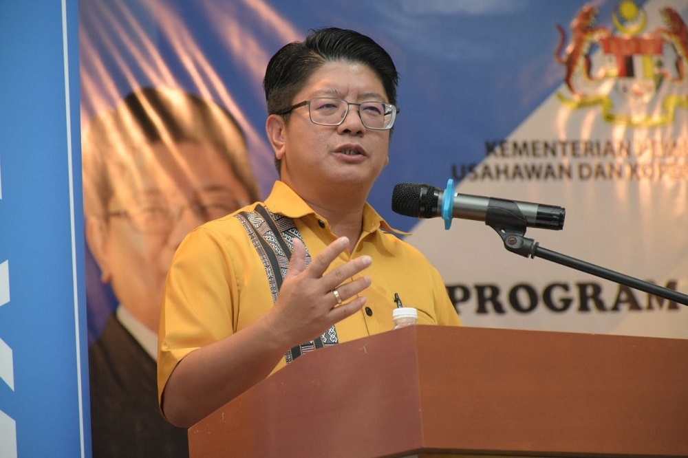 Entrepreneur Development and Cooperatives Minister Ewon said the ministry has entrusted the Centre for Entrepreneur Development and Research (CEDAR) to lead entrepreneurial capacity development programmes with a total fund worth RM11.5 million. — Borneo Post Online pic